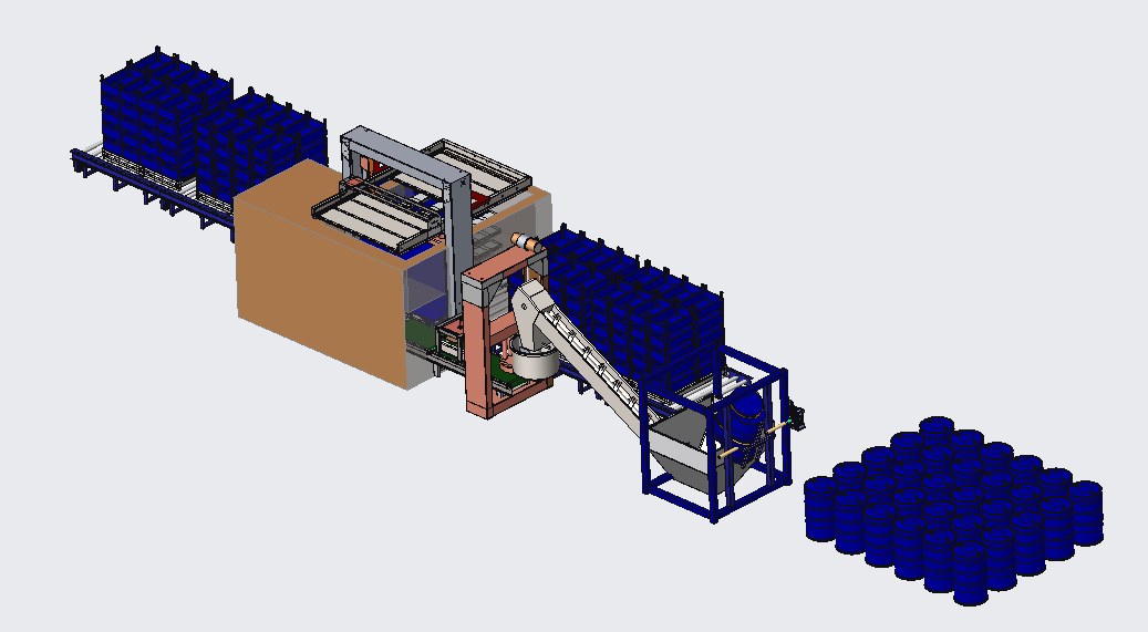 养殖投食设备proe5.0.zip